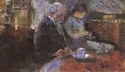 Edvard Munch Beside the table oil painting